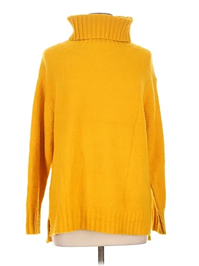 Pre-owned Unbranded Turtleneck Sweater In Yellow