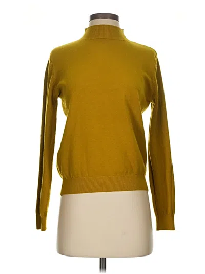 Pre-owned Unbranded Turtleneck Sweater In Yellow
