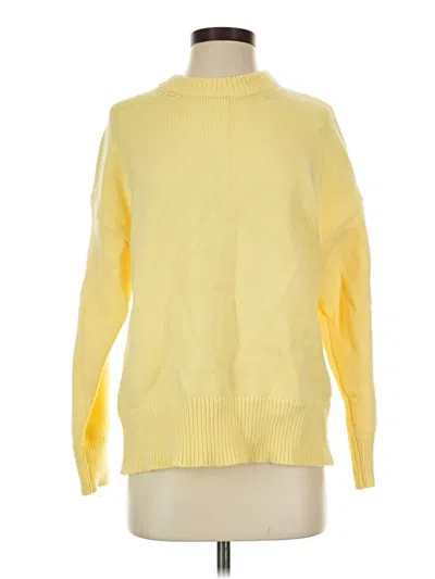 Pre-owned Unbranded Turtleneck Sweater In Yellow