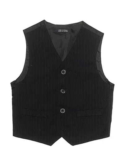 Pre-owned Unbranded Kids' Tuxedo Vest In Black