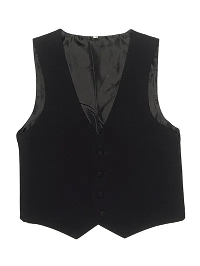 Pre-owned Unbranded Kids' Tuxedo Vest In Black
