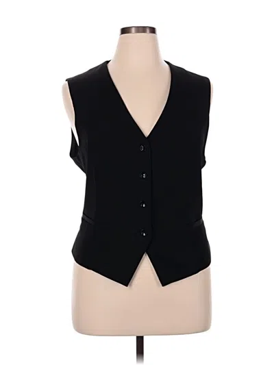 Pre-owned Unbranded Tuxedo Vest In Black