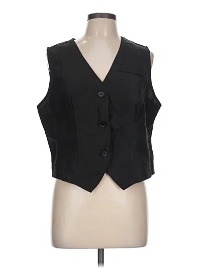 Pre-owned Unbranded Tuxedo Vest In Black