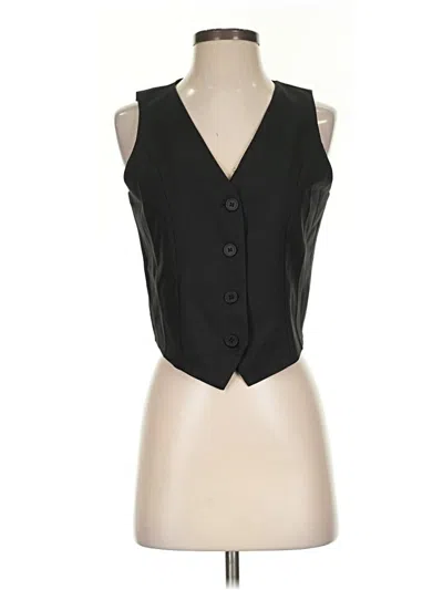 Pre-owned Unbranded Tuxedo Vest In Black