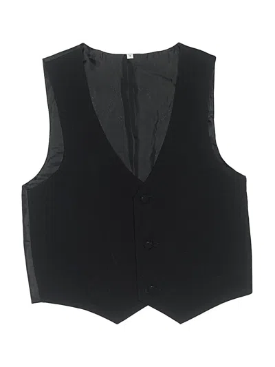 Pre-owned Unbranded Kids' Tuxedo Vest In Black