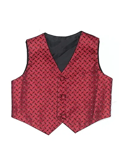 Pre-owned Unbranded Babies' Tuxedo Vest In Red