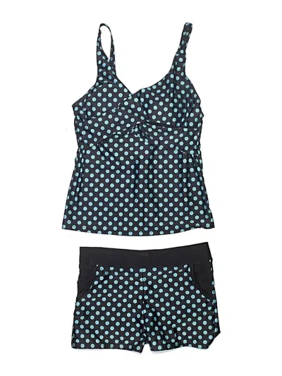 Pre-owned Unbranded Two Piece Swimsuit In Blue