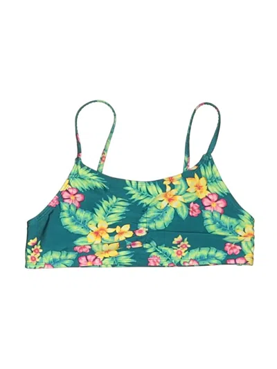 Pre-owned Unbranded Kids' Two Piece Swimsuit In Green