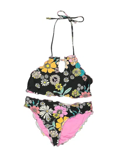 Pre-owned Unbranded Two Piece Swimsuit In Pink