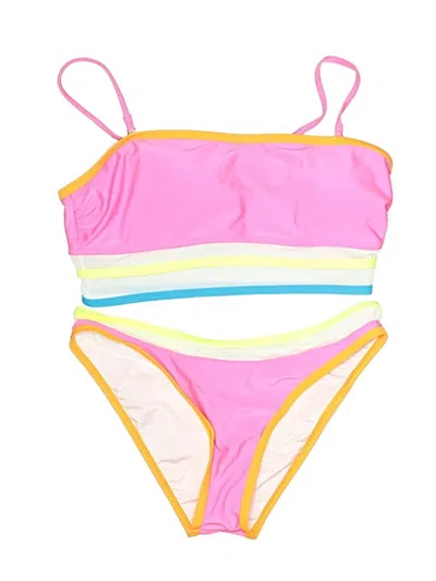 Pre-owned Unbranded Two Piece Swimsuit In Pink