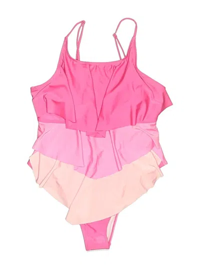 Pre-owned Unbranded Two Piece Swimsuit In Pink
