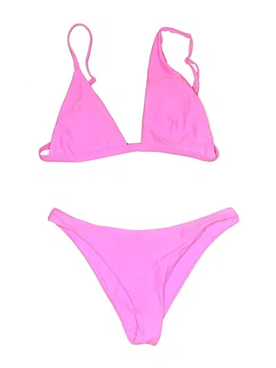 Pre-owned Unbranded Two Piece Swimsuit In Pink