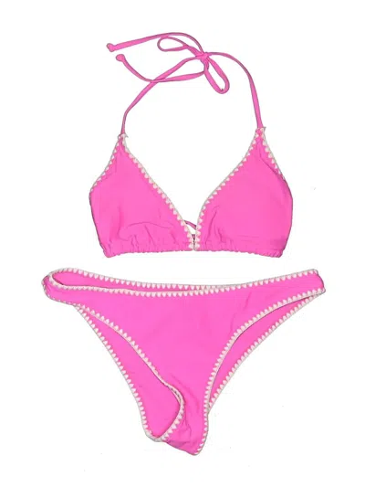 Pre-owned Unbranded Two Piece Swimsuit In Pink