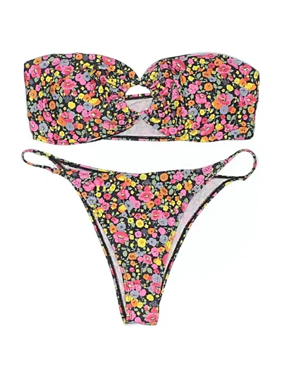 Pre-owned Unbranded Two Piece Swimsuit In Pink