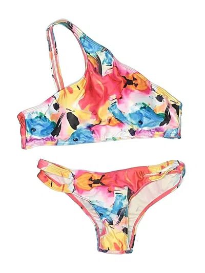 Pre-owned Unbranded Two Piece Swimsuit In Pink