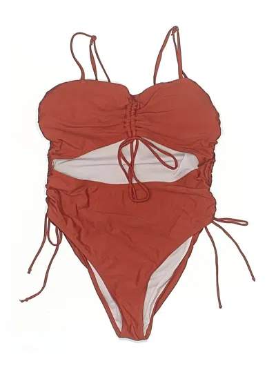 Pre-owned Unbranded Two Piece Swimsuit In Red