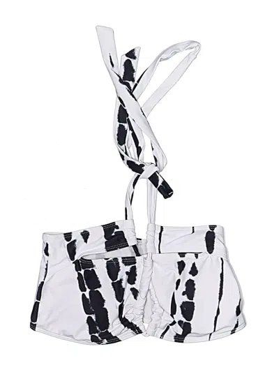 Pre-owned Unbranded Two Piece Swimsuit In White