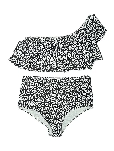 Pre-owned Unbranded Two Piece Swimsuit In White