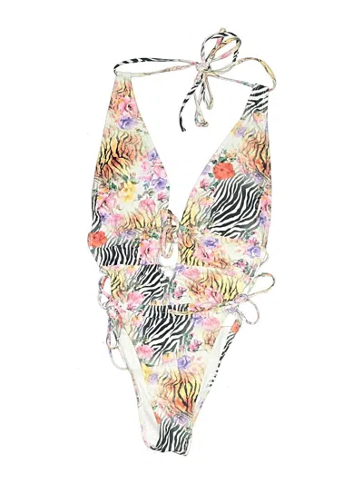 Pre-owned Unbranded Two Piece Swimsuit In Yellow