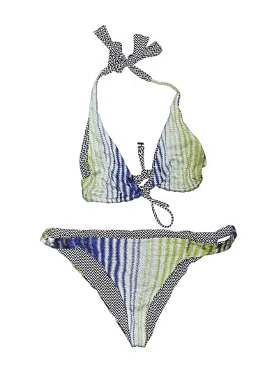 Pre-owned Unbranded Two Piece Swimsuit In Yellow