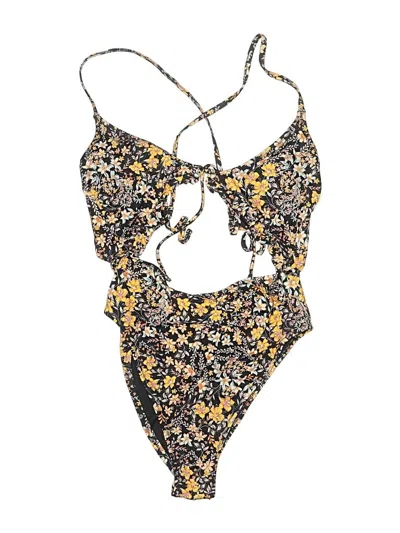 Pre-owned Unbranded Two Piece Swimsuit In Yellow