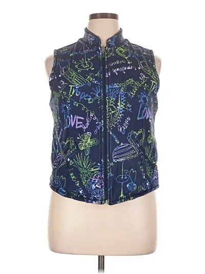 Pre-owned Unbranded Vest In Blue