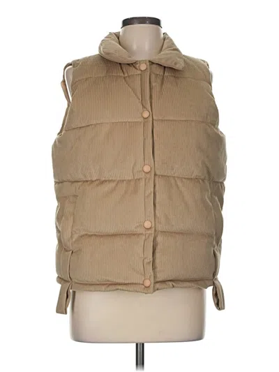 Pre-owned Unbranded Vest In Brown