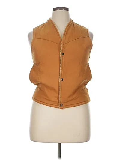 Pre-owned Unbranded Vest In Brown