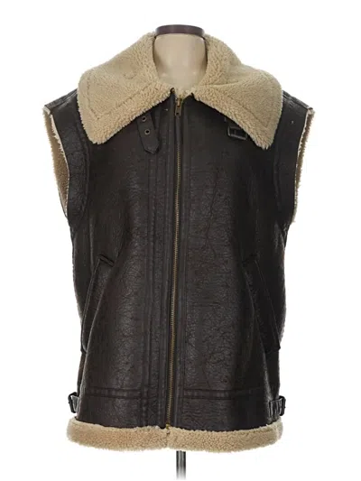 Pre-owned Unbranded Vest In Brown
