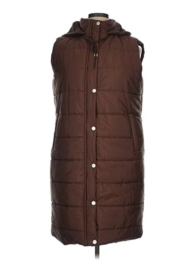 Pre-owned Unbranded Vest In Brown