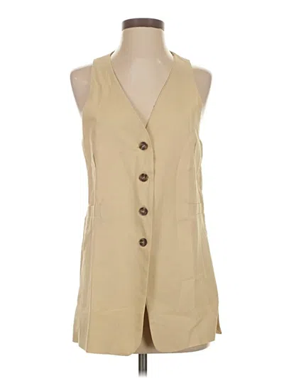 Pre-owned Unbranded Vest In Brown
