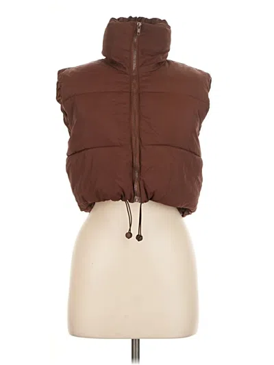 Pre-owned Unbranded Vest In Brown