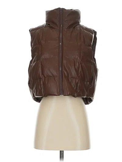 Pre-owned Unbranded Vest In Brown