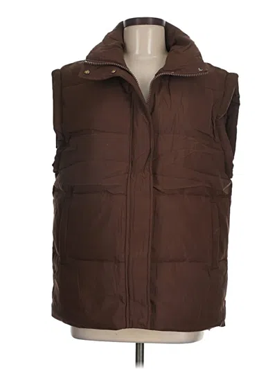 Unbranded Vest In Brown