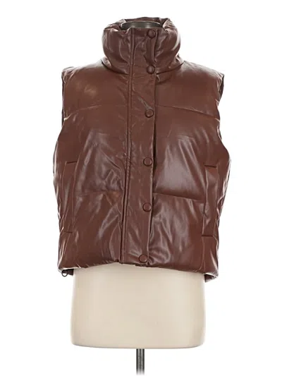 Pre-owned Unbranded Vest In Brown
