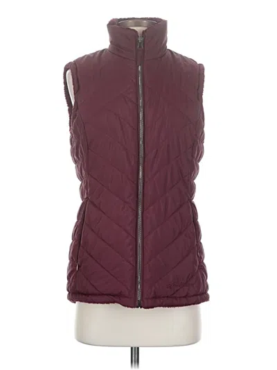 Pre-owned Unbranded Vest In Burgundy
