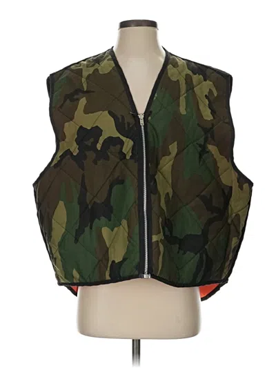 Pre-owned Unbranded Vest In Green