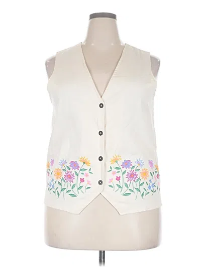 Pre-owned Unbranded Vest In Ivory