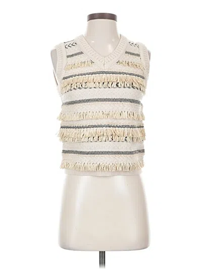 Pre-owned Unbranded Vest In Ivory