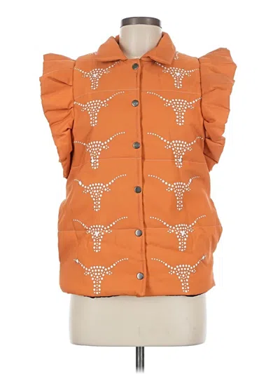 Pre-owned Unbranded Vest In Orange