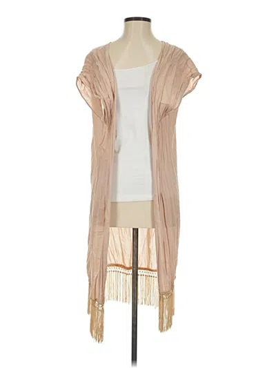 Pre-owned Unbranded Vest In Tan