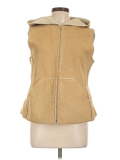 Pre-owned Unbranded Vest In Tan