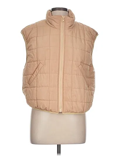 Pre-owned Unbranded Vest In Tan
