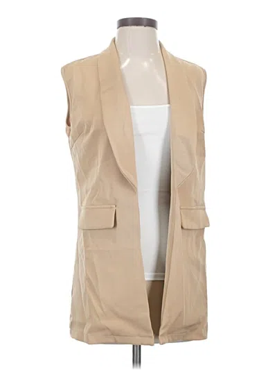 Pre-owned Unbranded Vest In Tan