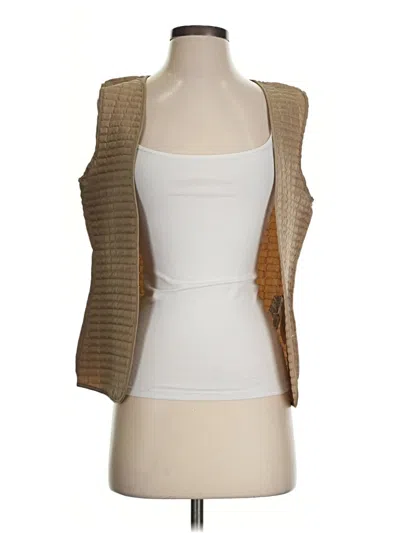 Pre-owned Unbranded Vest In Tan