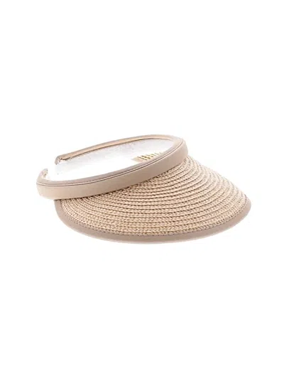 Pre-owned Unbranded Visor In Tan
