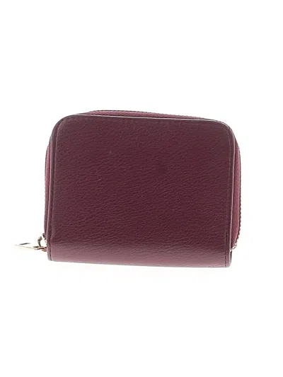 Pre-owned Unbranded Wallet In Burgundy