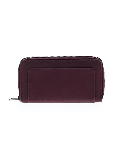 Pre-owned Unbranded Wallet In Burgundy