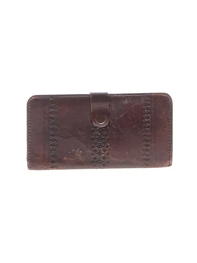 Pre-owned Unbranded Wallet In Burgundy