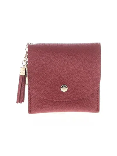 Pre-owned Unbranded Wallet In Burgundy